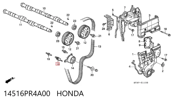  14516PR4A00 Honda