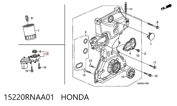  15220RNAA01 Honda