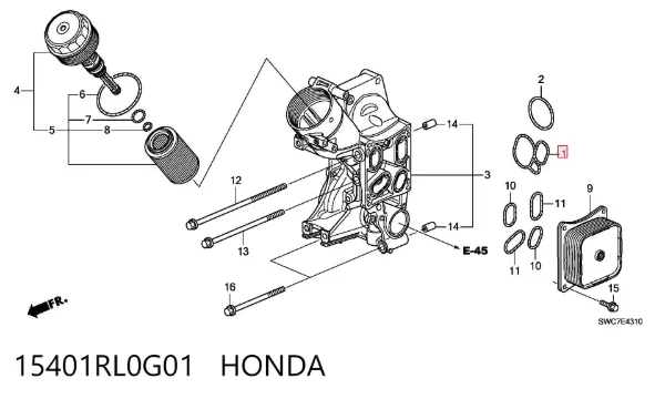  15401RL0G01 Honda