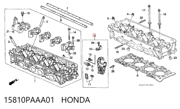 Клапан фазорегулятора 15810PAAA01 Honda