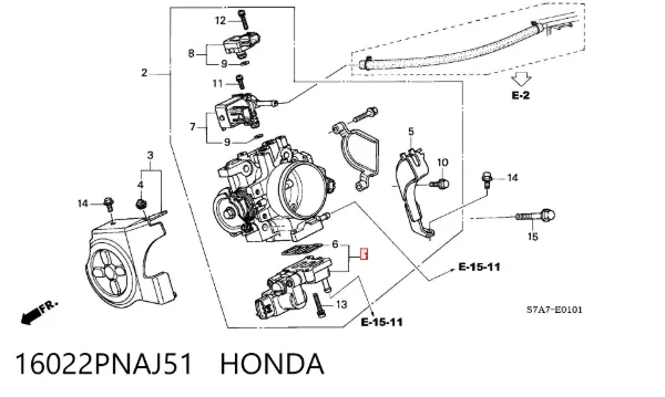 Датчик холостого ходу Honda STREAM RN