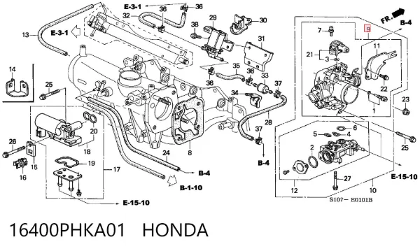  16400PHKA01 Honda