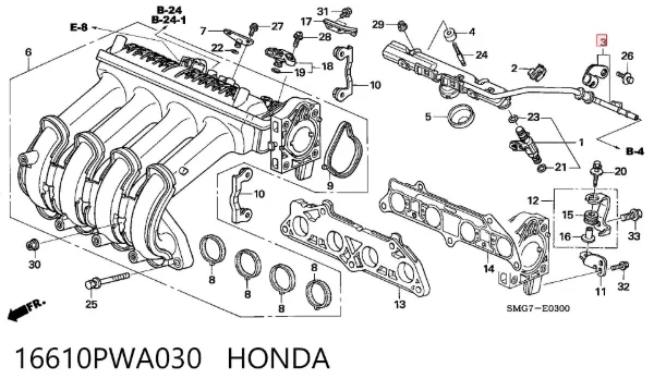  16610PWA030 Honda