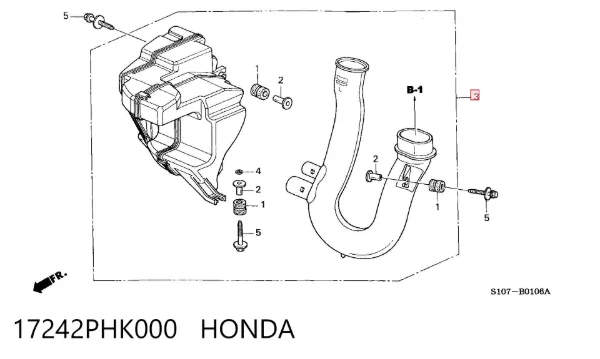  17242PHK000 Honda