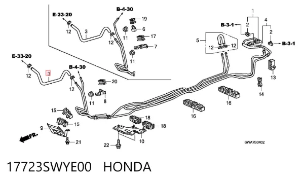  17723SWYE00 Honda