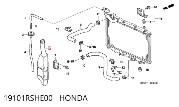  19101RSHE00 Honda
