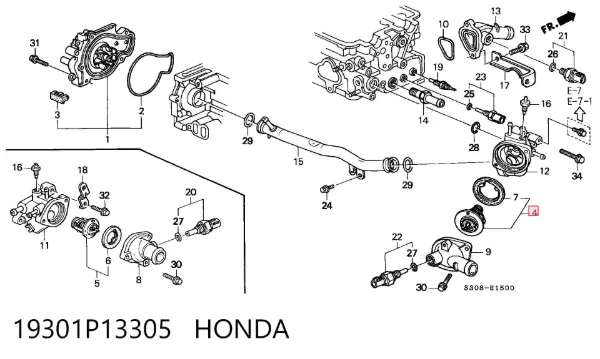Термостат 19301P13305 Honda