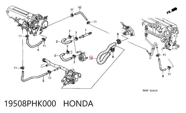  19508PHK000 Honda