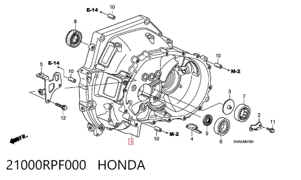  21000RPF000 Honda