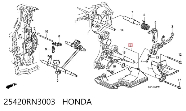 Фільтр АКПП 25420RN3003 Honda