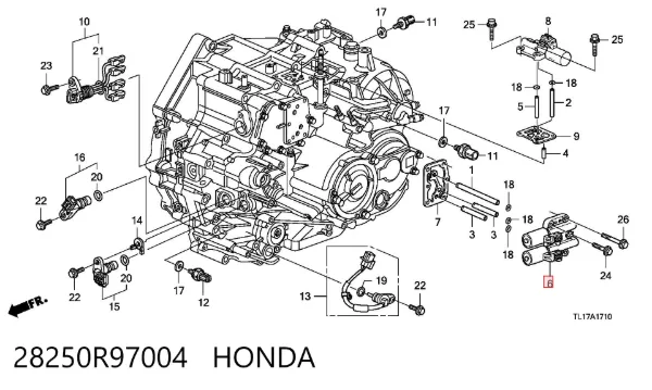  28250R97004 Honda