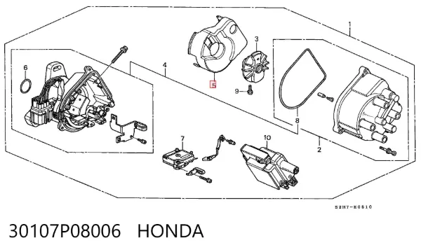  30107P08006 Honda