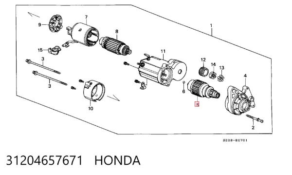 Бендикс стартера 132864 REMA-PARTS