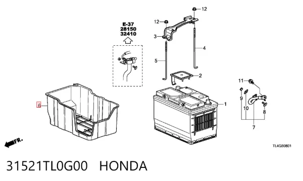  31521TL0G00 Honda