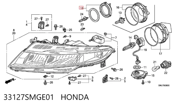  33127SMGE01 Honda