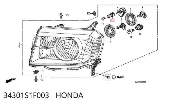  34301S1F003 Honda