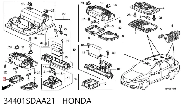  34401SDAA21 Honda