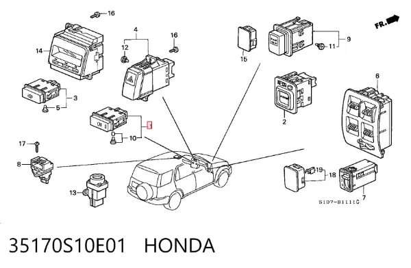  35170S10E01 Honda