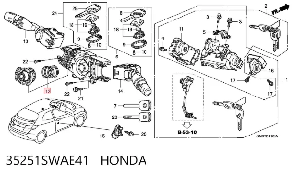  35251SWAE41 Honda