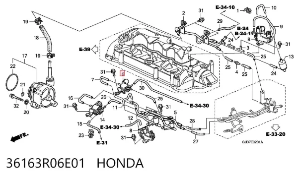  36163R06E01 Honda
