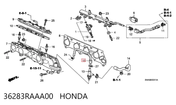  36283RAAA00 Honda