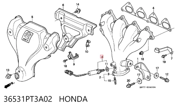 Лямбда-зонд 36531PT3A02 Honda