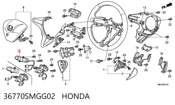  36770SMGG02 Honda