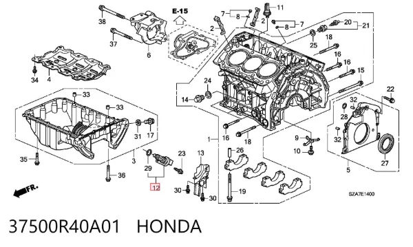 Датчик колінвала 37500R40A01 Honda