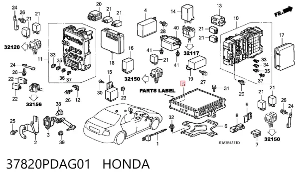  37820PDAG01 Honda