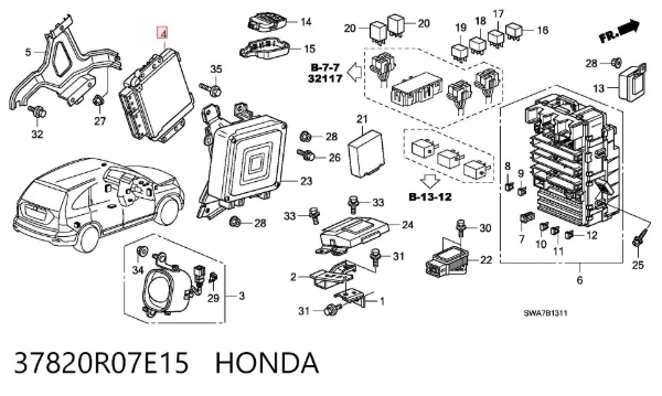  37820R07E15 Honda