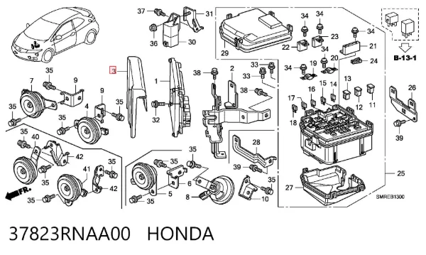  37823RNAA00 Honda