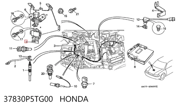 МАП Сенсор 37830P5TG00 Honda