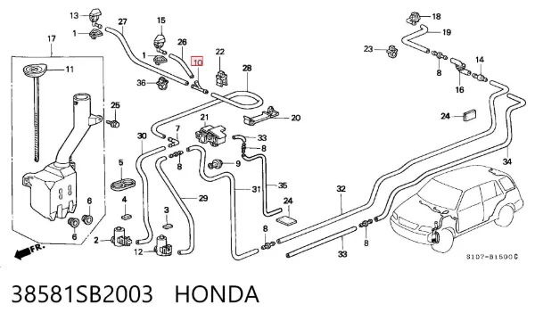  38581SB2003 Honda