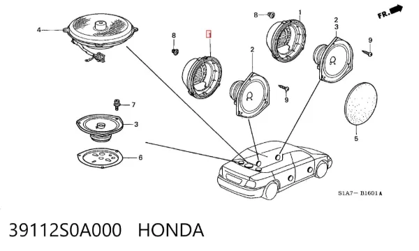  39112S0A000 Honda