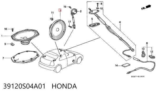  39120S04A01 Honda