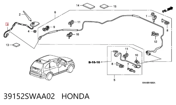  39152SWAA02 Honda