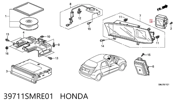  39711SMRE01 Honda