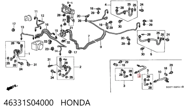  46331S04000 Honda