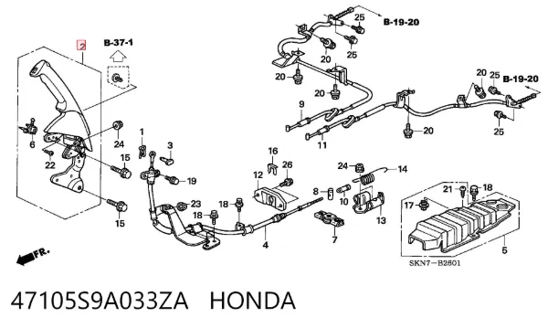  47105S9A033ZA Honda