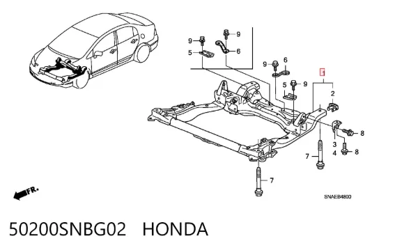 50200SNBG02 Honda