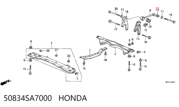  50834SA7000 Honda