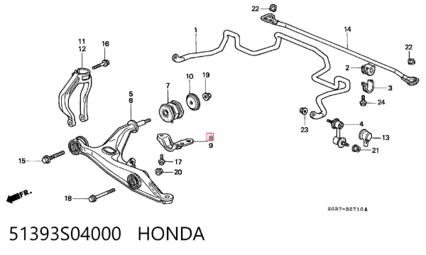  51393S04000 Honda