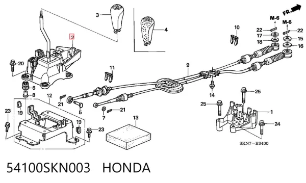  54100SKN003 Honda