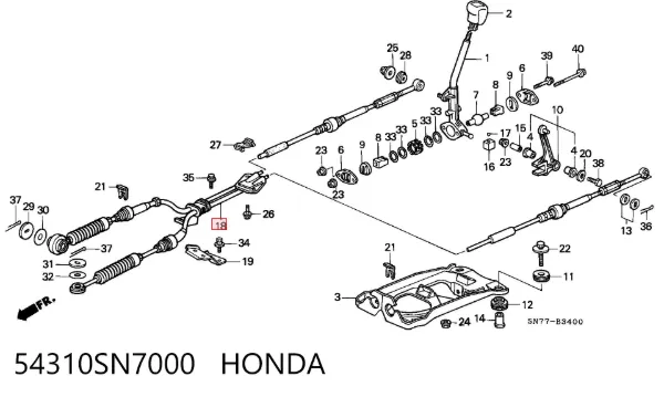 54310SN7000 Honda