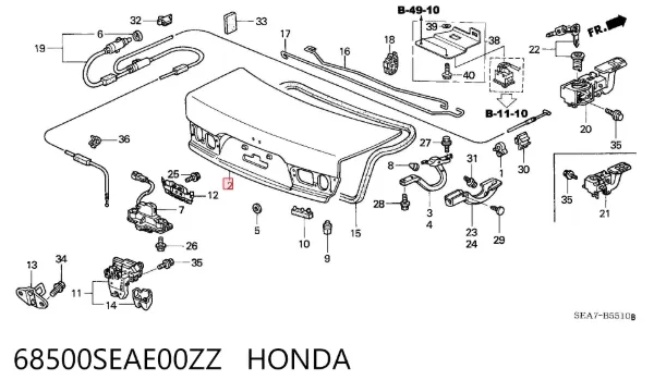 Ляда Honda Accord VII