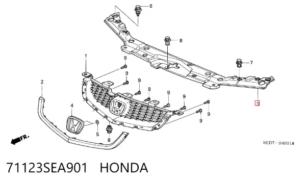  71123SEA901 Honda