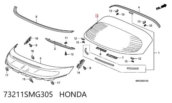  73211SMG305 Honda