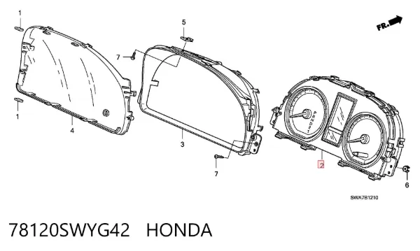  78120SWYG42 Honda