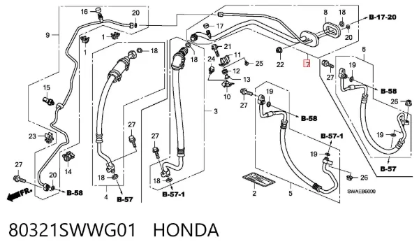  80321SWWG01 Honda