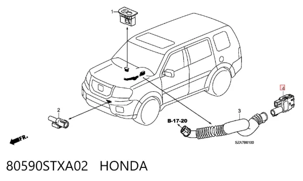  80590STXA02 Honda